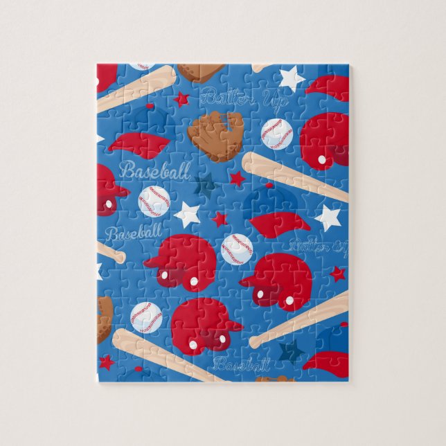 Quebra-cabeça Padrão do atleta do beisebol do SPORTS (Vertical)