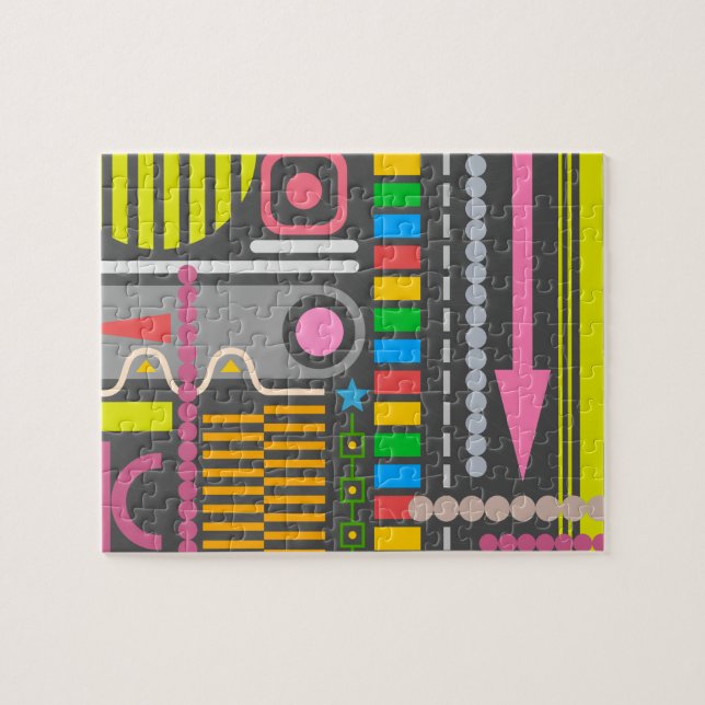 Quebra-cabeça Padrão do painel de controle da tecnologia abstrat (Horizontal)