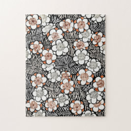Quebra-cabeça Padrão floral Watanabe Seitei