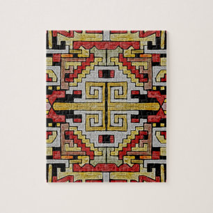 Quebra-cabeça Padrão Geométrico Tribal/Étnico