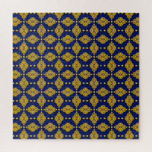Quebra-cabeça Padrão Invisível Com Estilo Geométrico Abstrato.