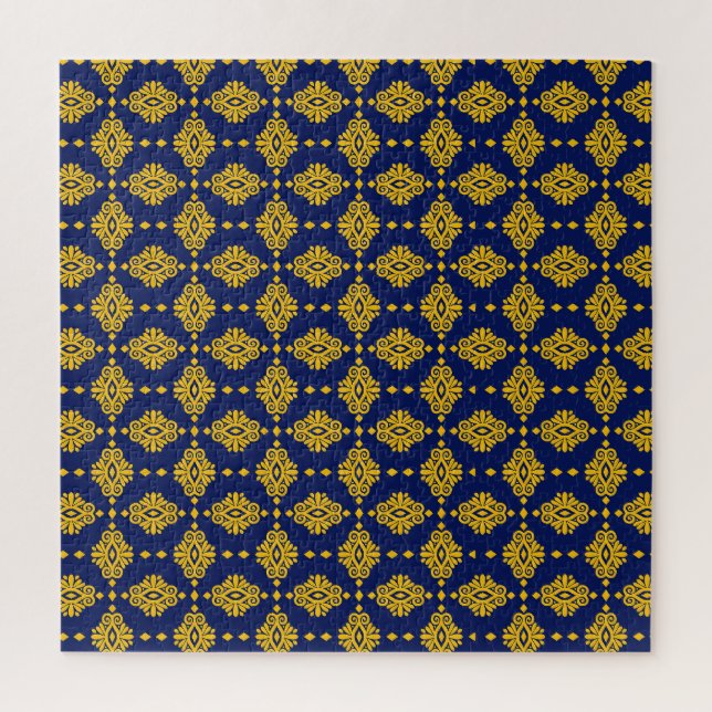 Quebra-cabeça Padrão Invisível Com Estilo Geométrico Abstrato. (Vertical)