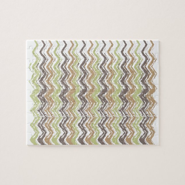 Quebra-cabeça Padrão Melon Brandy Scribble ZigZag (Horizontal)