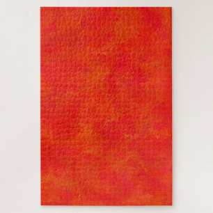 Quebra-cabeça Padrão Red Orange Abstrato