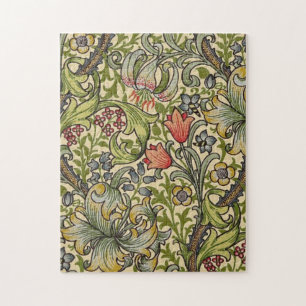 Quebra-cabeça Padrão Restaurado do Ouro William Morris