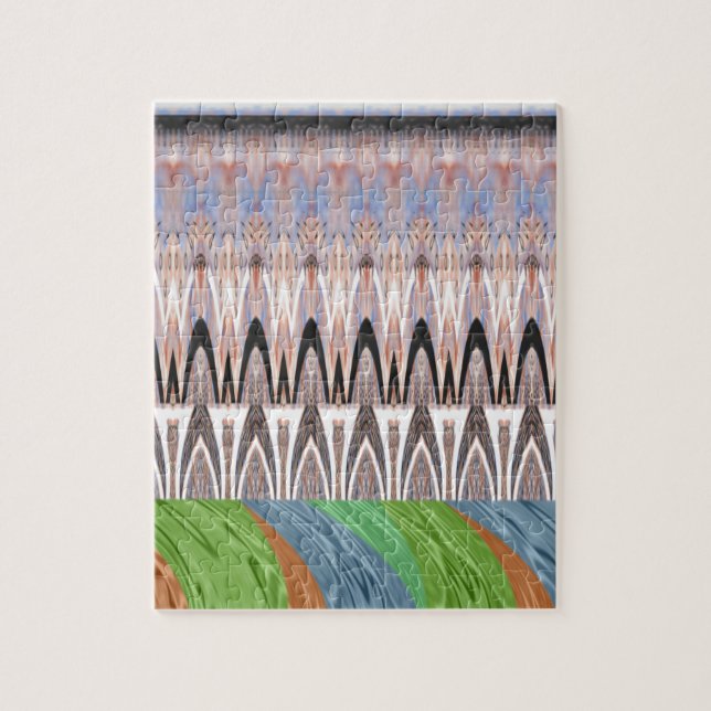 Quebra-cabeça Padrão tradicional da África Ásia (Vertical)