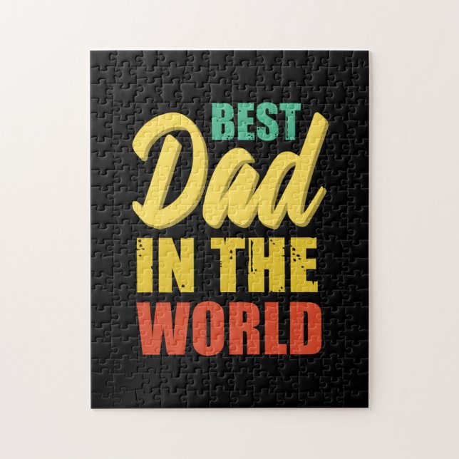 Quebra-cabeça Padre Gift | Melhor Pai Do Mundo (Vertical)