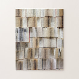 Quebra-cabeça Páginas do Livro Aberto do Vintage