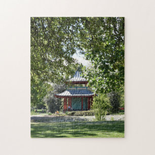 Quebra-cabeça Pagoda Victoria Park Tower Hamlets Londres Reino U