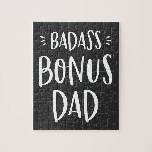 Quebra-cabeça Pai Bonus Diversão Stepdad Dia de os pais Stepdad (Vertical)