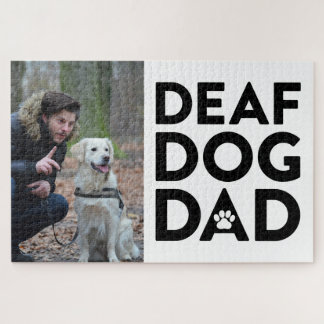 Quebra-cabeça Pai de Cachorro Surdo