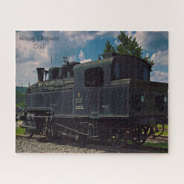 Quebra-cabeça Pai de Natal. (Horizontal)