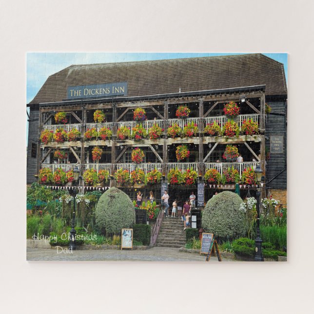 Quebra-cabeça Pai de Natal (Horizontal)