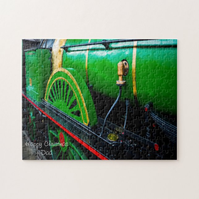 Quebra-cabeça Pai de Natal. (Horizontal)