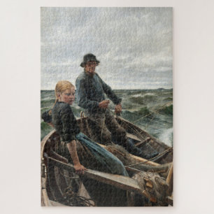 Quebra-cabeça Pai e Filha no Mar (por Albert Edelsense)