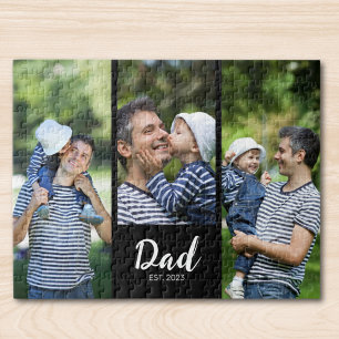 Quebra-cabeça Pai Estabeleceu Roteiro Moderno 3 Foto Jigsaw