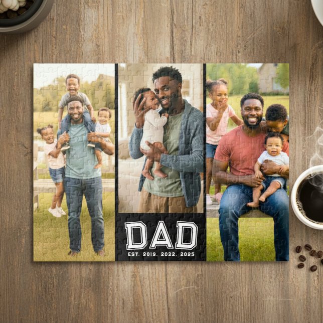 Quebra-cabeça Pai Estabelecido em Negrito Clássico 3 Foto (Criador carregado)