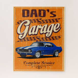 Quebra-cabeça Pai Laranja Garage Camaro