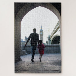 Quebra-cabeça Pai Little Girl - Londres - 20x30 - 1014 pc