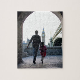 Quebra-cabeça Pai Little Girl - Londres - 8x10 - 110 pc