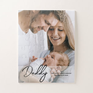 Quebra-cabeça Pai Obrigado dia de os pais de fotos personalizado