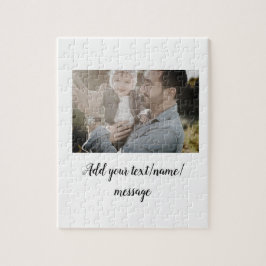 Quebra-cabeça pai pai do dia de os pais adicionar pai de texto d