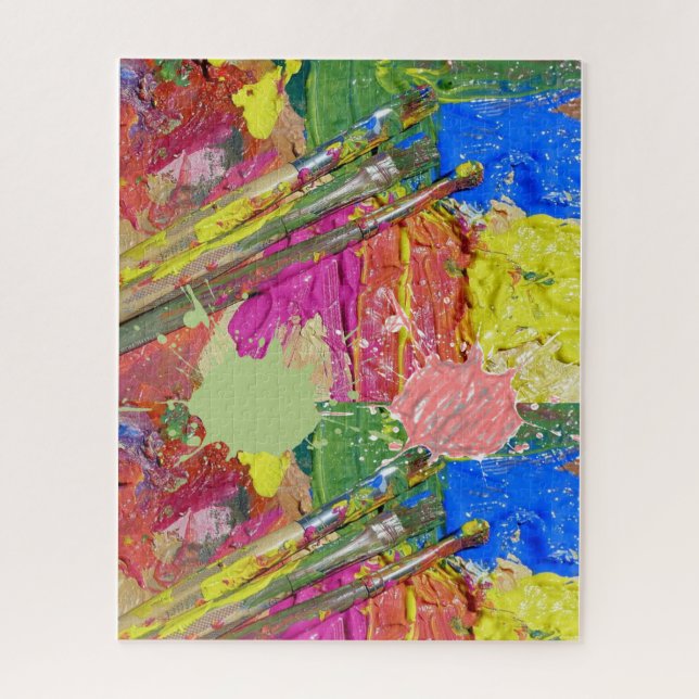 Quebra-cabeça Paint Splatter (Vertical)