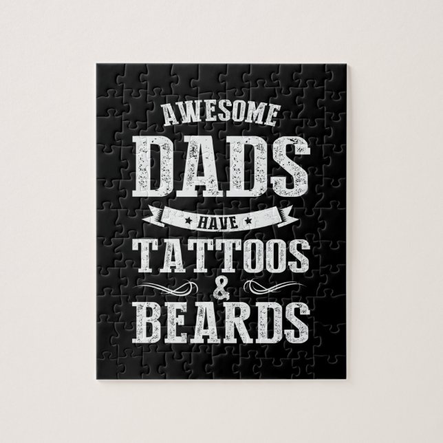 Quebra-cabeça Pais Incríveis dias de os pais Têm Tatuagens (Vertical)