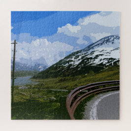 Quebra-cabeça Paisagem alpina