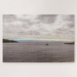 Quebra-cabeça Paisagem Cêntica da baía de Tadoussac, Quebec, Can