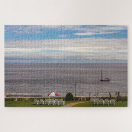 Quebra-cabeça Paisagem Cêntica da baía de Tadoussac, Quebec, Can