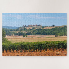 Quebra-cabeça Paisagem com a pequena cidade de Monteriggioni, To