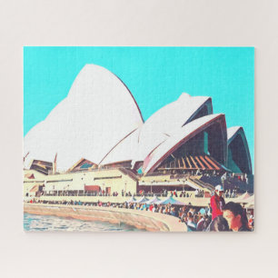 Quebra-cabeça Paisagem da Ópera de Sydney desafiadora