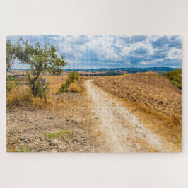 Quebra-cabeça Paisagem da Toscana através de Francigena, Itália