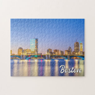 Quebra-cabeça Paisagem De Boston, Massachusetts, Estados Unidos