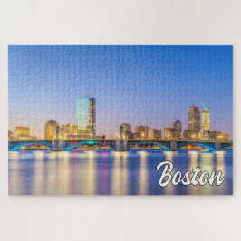 Quebra-cabeça Paisagem De Boston, Massachusetts, Estados Unidos