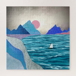 Quebra-cabeça Paisagem de Cave-vela