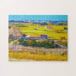 Quebra-cabeça Paisagem de Colheita com o Carrinho Azul Vincent V