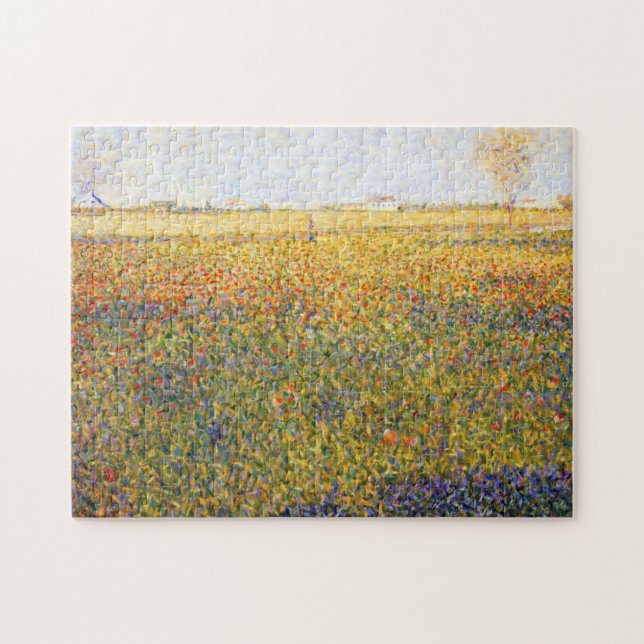 Quebra-cabeça Paisagem de Georges Seurat (Horizontal)