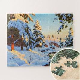 Quebra-cabeça Paisagem de inverno, Bessonância da Arte