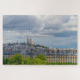 Quebra-cabeça Paisagem de Paris com Sacre Coeur, França