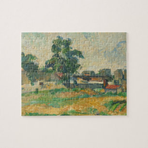 Quebra-cabeça Paisagem de Paul Cezanne perto de Paris, C. 1876