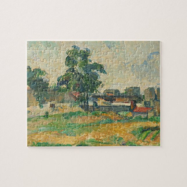 Quebra-cabeça Paisagem de Paul Cezanne | perto de Paris, C. 1876 (Horizontal)