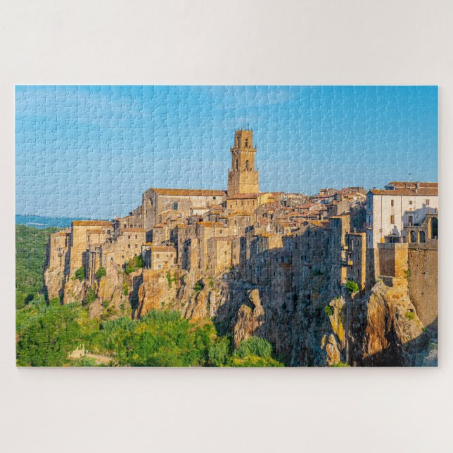 Quebra-cabeça Paisagem de Pitigliano, Toscana, Itália (Horizontal)