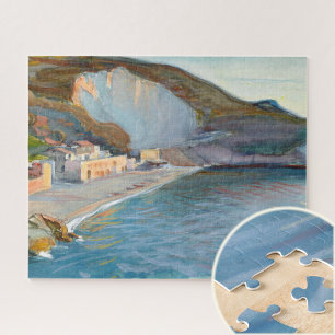 Quebra-cabeça Paisagem de Shore da Região de Nápoles, M. Enckell