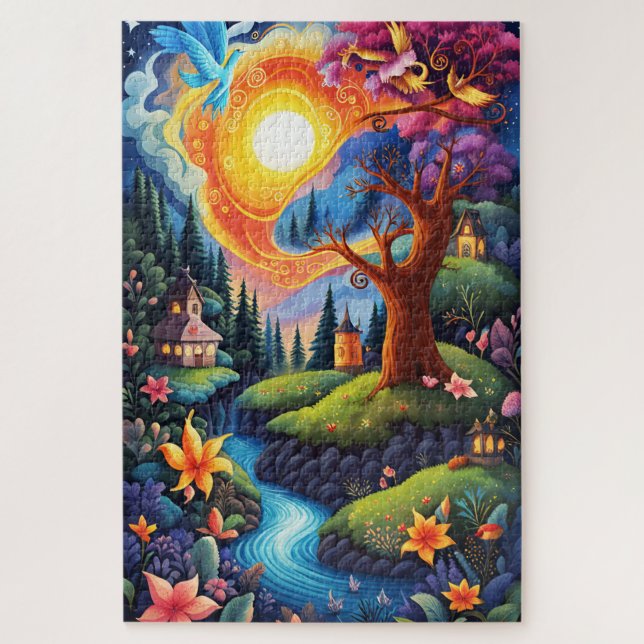 Quebra-cabeça Paisagem de Storybook 3 (Vertical)