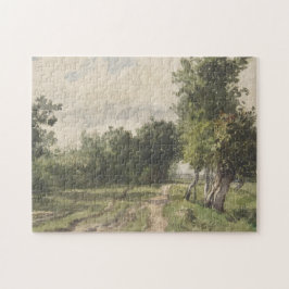 Quebra-cabeça Paisagem do Caminho com Aquarela - Troyon Constant