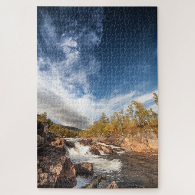 Quebra-cabeça Paisagem Escandinávia (Vertical)
