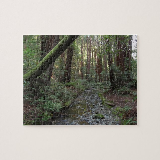 Quebra-cabeça Paisagem Florestal do Córrego de Muir Woods (Horizontal)