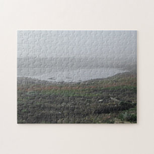 Quebra-cabeça Paisagem Fogggy Piscina na costa oeste da Califórn